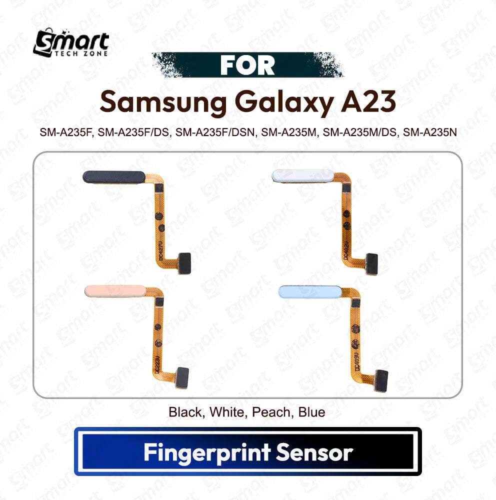 Samsung Galaxy A23 Fingerprint Sensor Flex Cable Home Button Scanner Replacement Repair Spare Part (SM-A235F, SM-A235F/DS, SM-A235F/DSN, SM-A235M, SM-A235M/DS, SM-A235N)