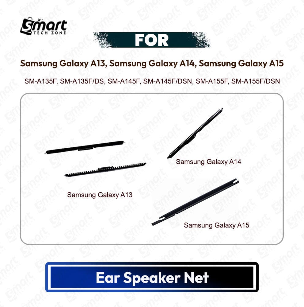Samsung Galaxy A13, Samsung Galaxy A14, Samsung Galaxy A15 Ear Speaker Net Anti Dust Mesh Grill Replacement Part