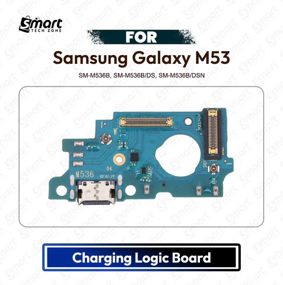 Samsung Galaxy M53 Charging Port PCB Sub Board USB Plug Dock Connector Logic Board Repair Spare Part (SM-M536B, SM-M536B/DS, SM-M536B/DSN)