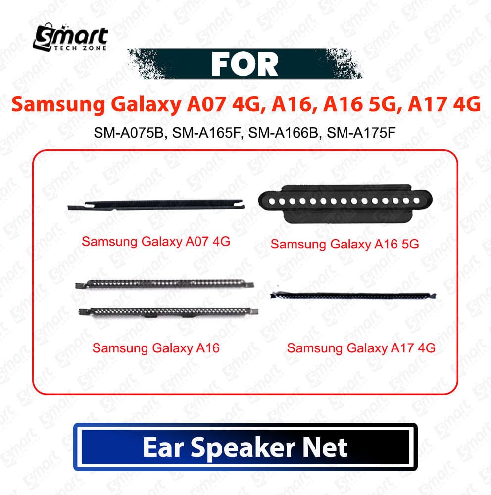 Samsung Galaxy A07 4G, A16, A16 5G, A17 4G Earpiece Speaker Mesh Anti Dust Net Top Ear Speaker Dustproof Grill Replacement Repair Spare Part