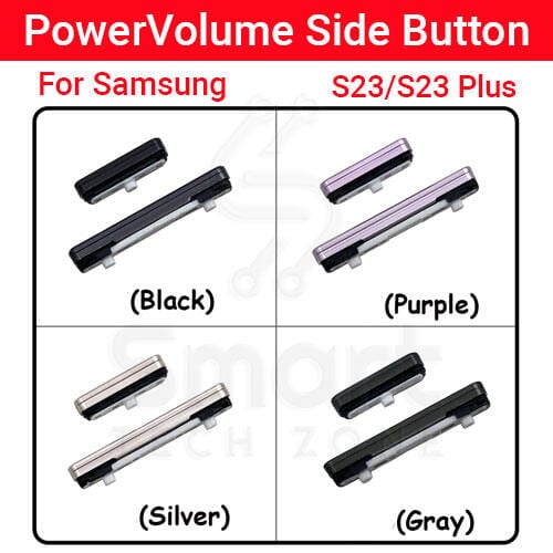 Compatible with Samsung Galaxy S23 S23 Plus External Side Buttons Power On Off + Volume Control Button Outside Side Keys