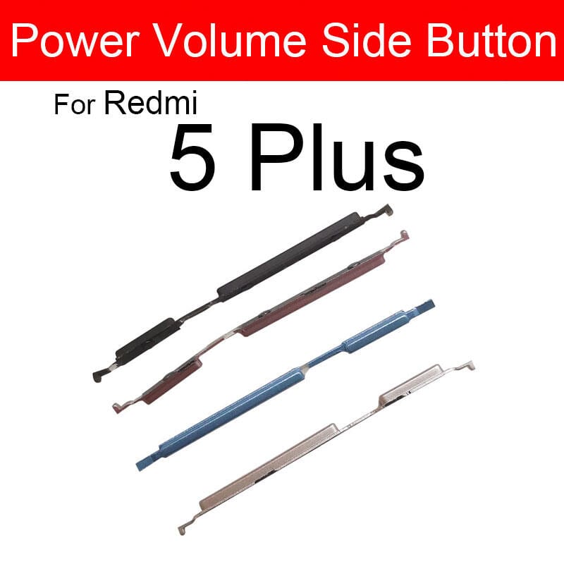 Power Volume Out Side Key Side Button For Redmi 5 Plus External Volume Button + Power ON OFF