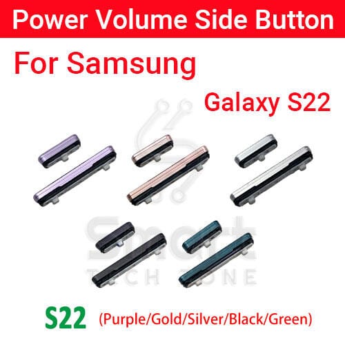 Power Volume Out Side Key Side Button For Samsung Galaxy S22 External Volume Button + Power ON OFF
