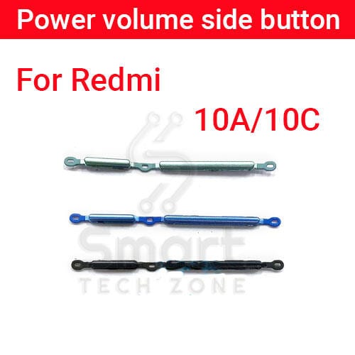 Power Volume Out Side Key Side Button For Redmi 10A 10C External Volume Button + Power ON OFF