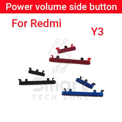 Power Volume Out Side Key Side Button For Redmi Y3 External Volume Button + Power ON OFF