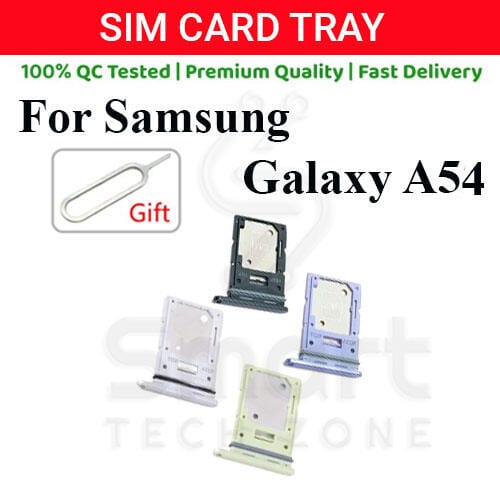 Samsung Galaxy A54 Sim Tray Micro SD Card Slot with Sim Ejector Pin Replacement Part