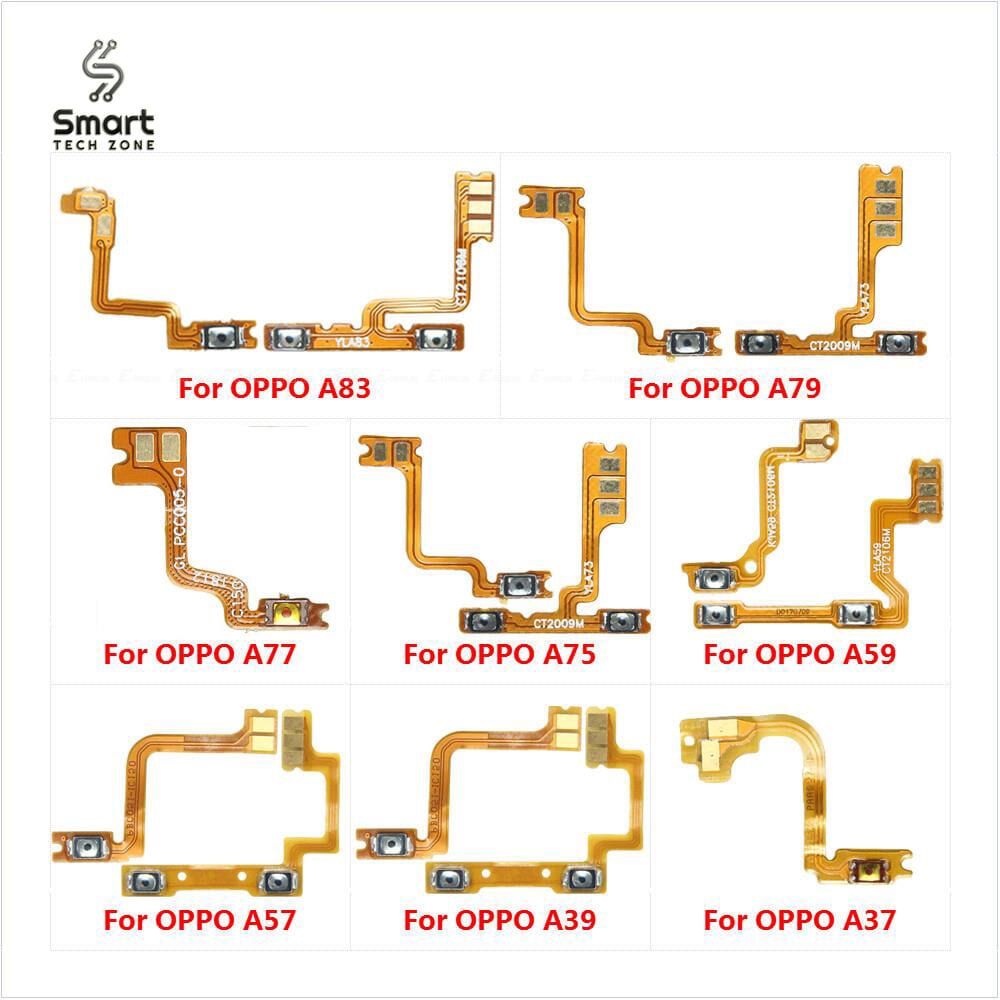Oppo A37/A39/A57/A59/A75/A77/A79/A83 Power on / off Switch Button Side Volume Up Down Buttons Flex Cable Replacement Parts