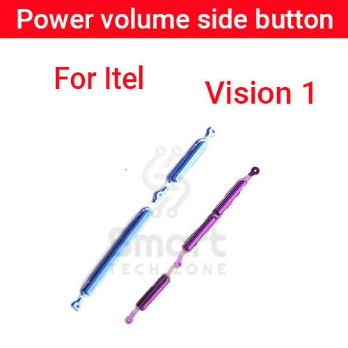 Power Volume Out Side Key Side Button For Itel Vision 1 External Volume Button + Power ON OFF