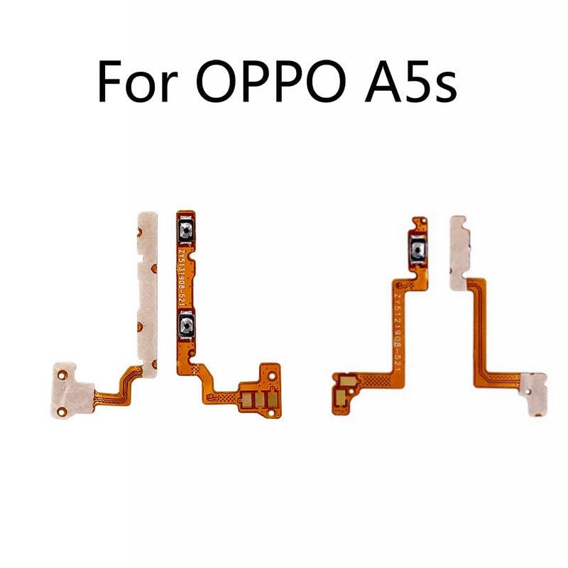 Oppo A5s Power on / off Switch Button Side Volume Up Down Buttons Flex Cable Replacement Parts