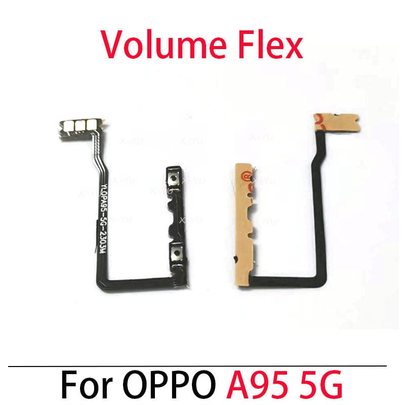 Oppo A38 A94 A95 a96 5G Power on / off Switch Button Side Volume Up Down Buttons Flex Cable Replacement Parts