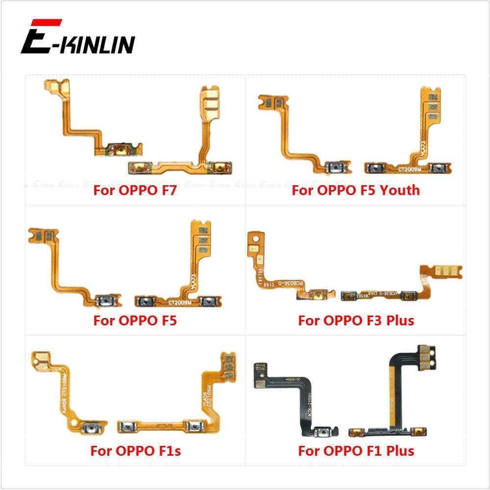 OPPO F1 F1S F3 Plus F5 Youth F7 Power on / off Switch Button Side Volume Up Down Buttons Flex Cable Replacement Parts
