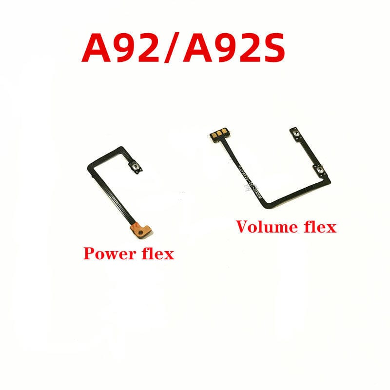 OPPO A92 A92S Power on / off Switch Button Side Volume Up Down Buttons Flex Cable Replacement Parts