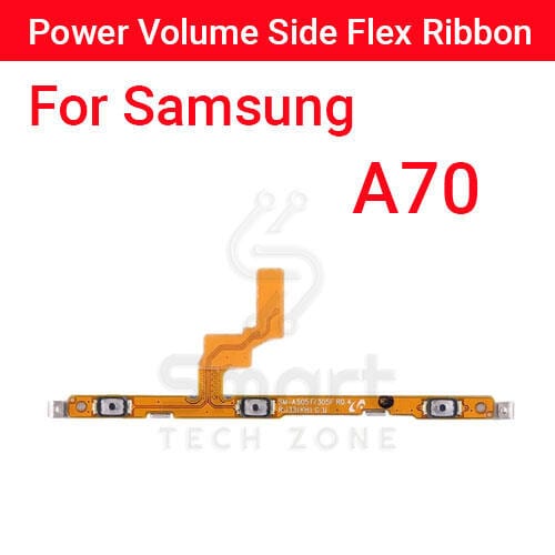 Samsung Galaxy A70 Power on / off Switch Button Side Volume Up Down Buttons Flex Cable Replacement Parts
