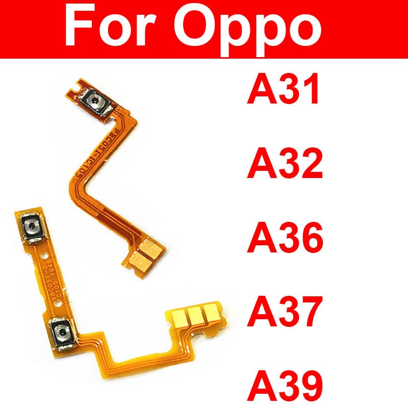 Oppo A31 A32 A36 A37 A39 4G power on / off Switch Button Side Volume Up Down Buttons Flex Cable Replacement Part