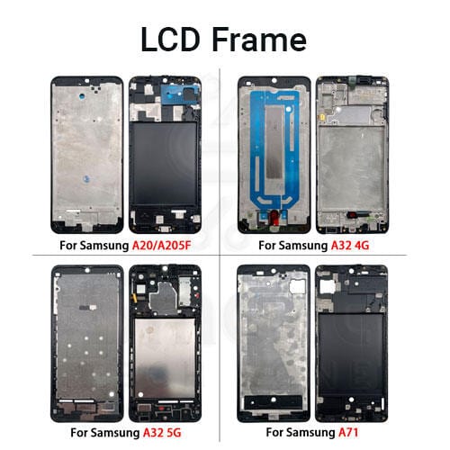 Samsung  Galaxy A20 A71 A32 4G 5G Body LCD Middle Frame Replacement parts