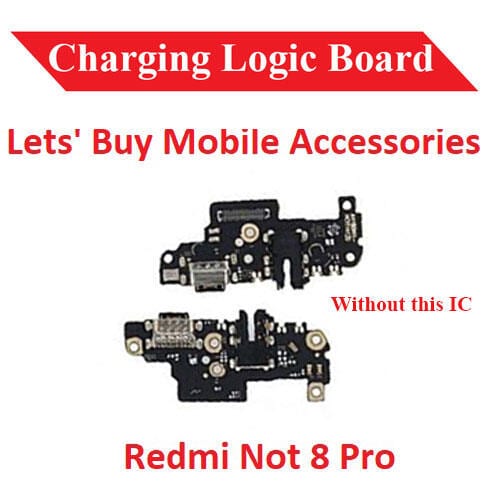 Charging Logic Board For Xiaomi Redmi Note 8 Pro Charging Port For (2015105) USB Plug PCB Dock Connector Replacement Parts