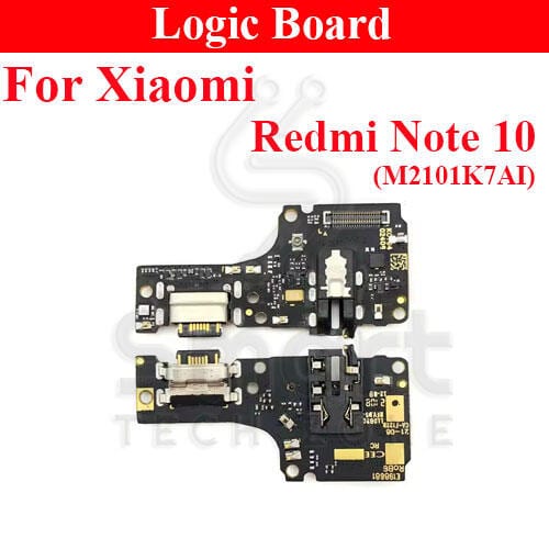 Charging Logic Board For Xiaomi Redmi Note 10 Charging Port For (M2101K7AI) USB Plug PCB Dock Connector Replacement Parts