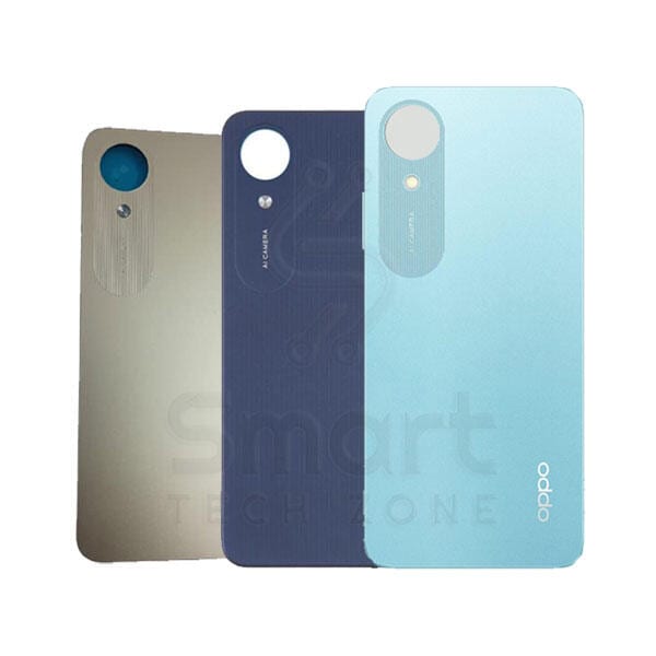 Oppo A17K Back Panel/Backshell/ Casing + Without Camera Lens + Side Buttons With Logo-All Colors Available
