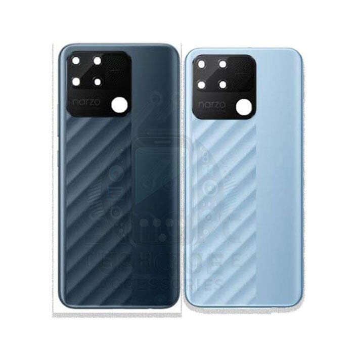 Realme Narzo 50A Back Panel/Backshell/ Casing + With Camera Lens + Side Buttons With Logo-All Colors Available