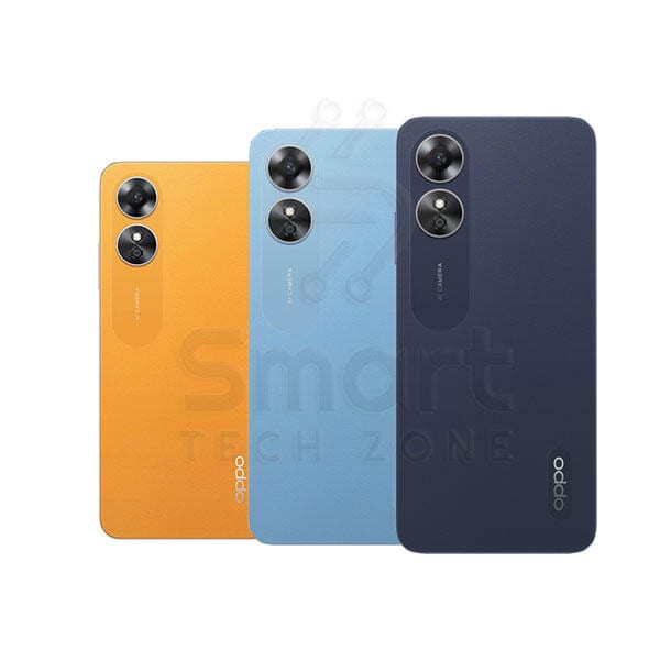 Oppo A17 Back Panel/Backshell/ Casing + Camera Lens + Side Buttons With Logo-All Colors Available