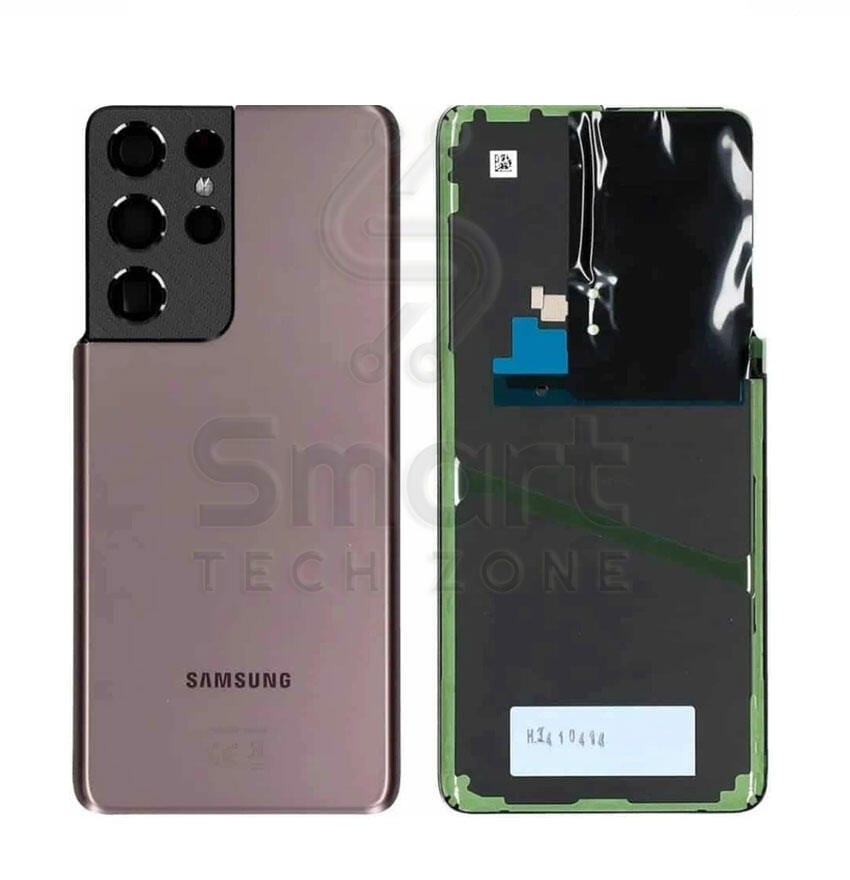 Samsung Galaxy S21 Ultra Back Panel/Backshell/ Casing + Camera Lens + Side Buttons With Logo-All Colors Available