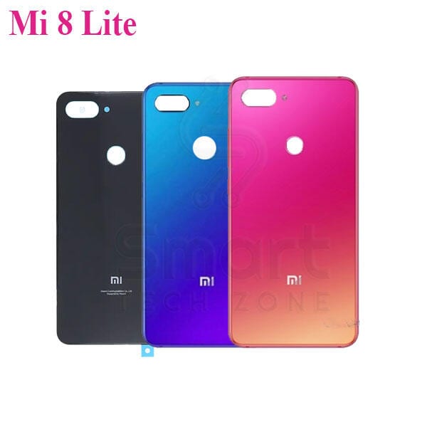 For Xiaomi Mi 8 Lite Back Panel/ Backshell/ Casing + Without Camera Lens + Side Buttons With Logo-All Colors Available
