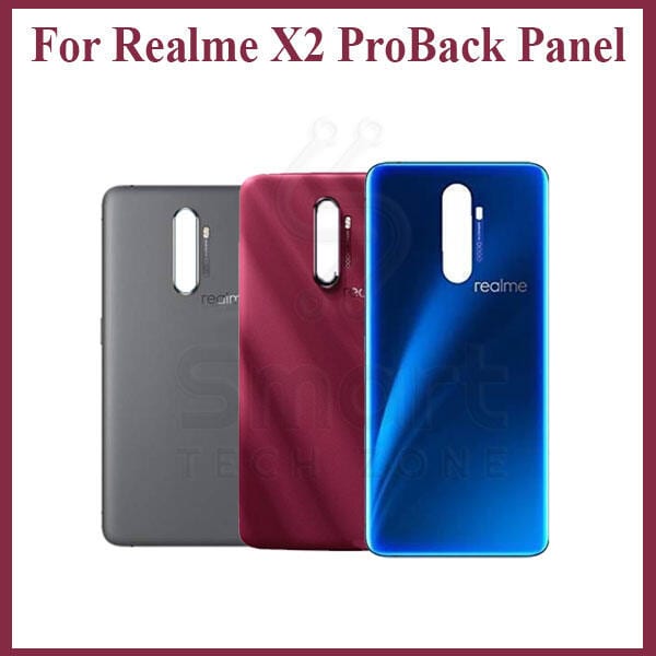 Realme X2 Pro Back Panel/Backshell/ Casing + Without Camera Lens + Without Side Buttons With Logo-All Colors Available