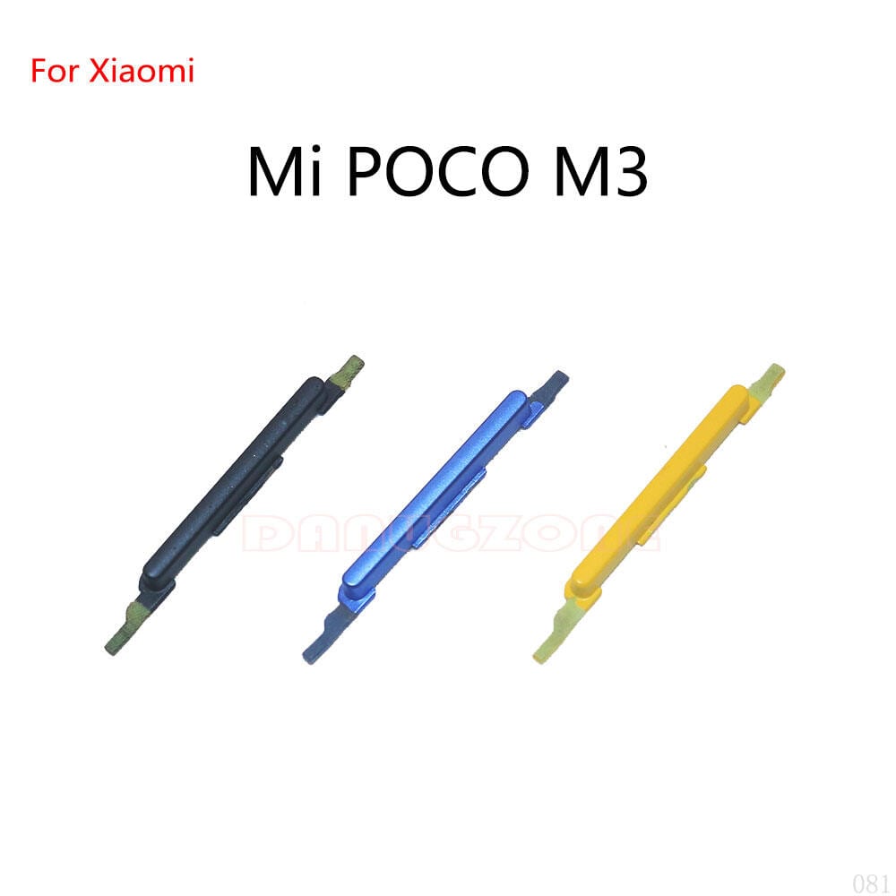 Compatible with Xiaomi Poco M3 External Side Buttons Volume Control Button Outside Side Keys