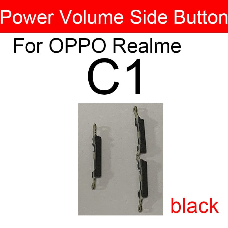 Power Volume Out Side Key Side Button For Realme C1 C2 C3 External Volume Button + Power ON OFF