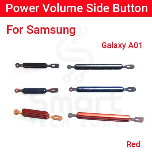 Power Volume Out Side Key Side Button For Samsung Galaxy A01 External Volume Button + Power ON OFF