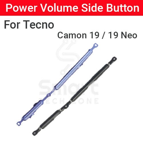 Power Volume Out Side Key Side Button For Tecno Camon 19/19 Neo External Volume Button + Power ON OF