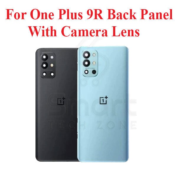 OnePlus 9R Back Panel / Backshell / Casing + With Camera Lens With Logo-All Colors Available