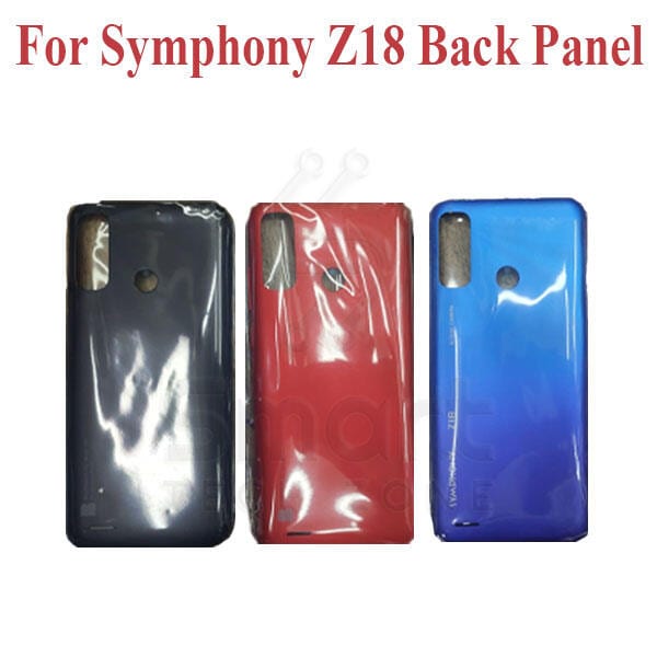 Symphony Z18 Back Panel/Backshell/ Casing + Without Camera Lens + Side Buttons With Logo-All Colors Available
