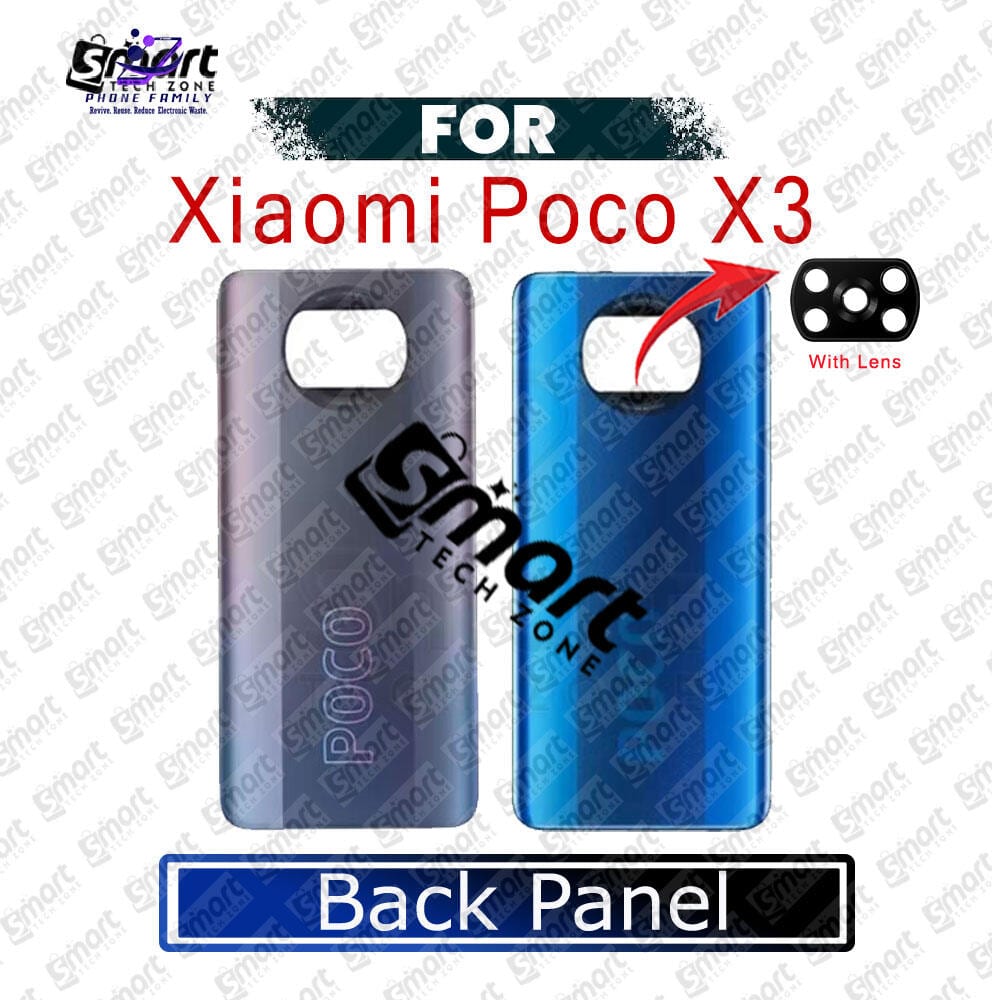 Xiaomi Poco X3 Back Panel/Backshell/ Casing + With Camera Lens  With Logo-All Colors Available