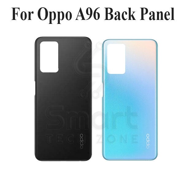 Oppo A96 Back Panel/Backshell/ Casing + Without Camera Lens + Side Buttons With Logo-All Colors Available