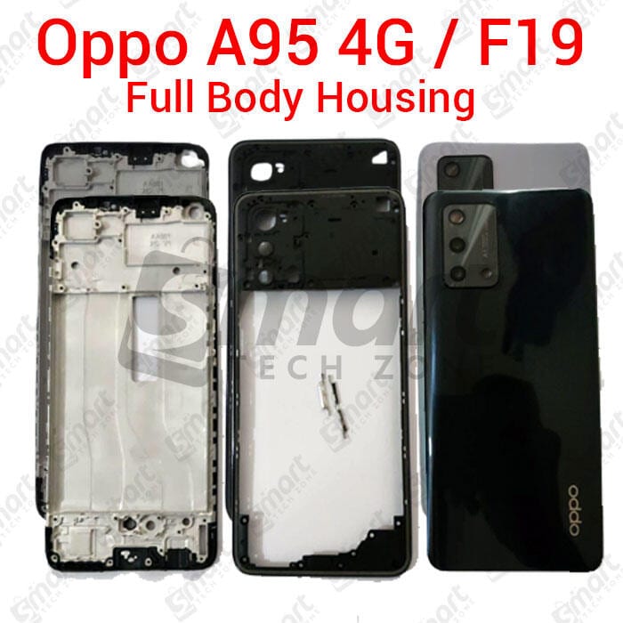 For Oppo A95 4G / F19 Full Body Housing With Camera Glass (LCD Frame, Side/Middle Frame, Back Panel/Backshell)
