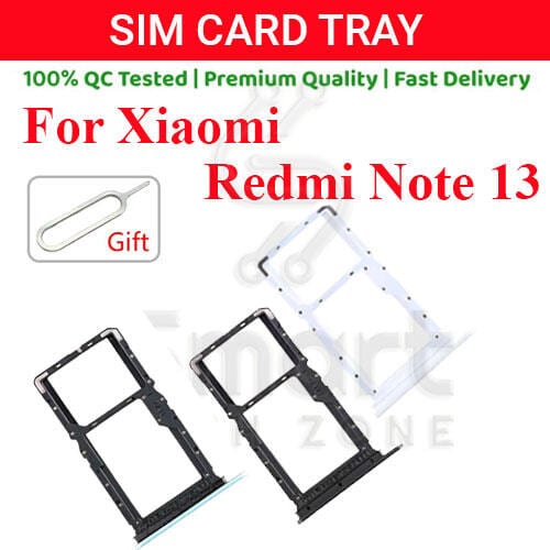Xiaomi Redmi Note 13 5G Sim Tray Micro SD Card Slot with Sim Ejector Pin Replacement Part