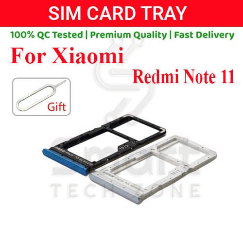 Xiaomi Redmi Note 11 4G Sim Card Tray + SD Card Slot Holder | Sim Ejector Pin Replacement | 21121119SC | Exact Fit