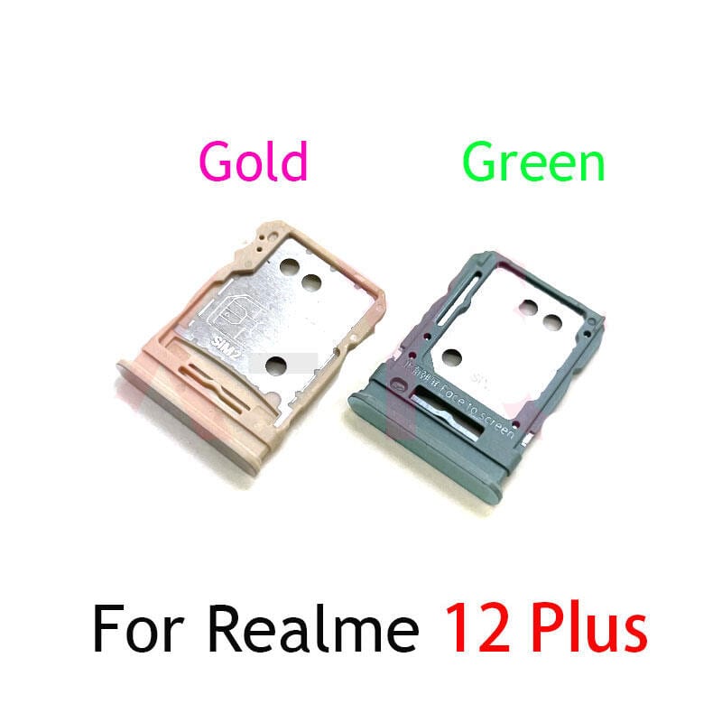 Realme 12 Plus Sim Tray Micro SD Card Slot with Sim Ejector Pin Replacement Part