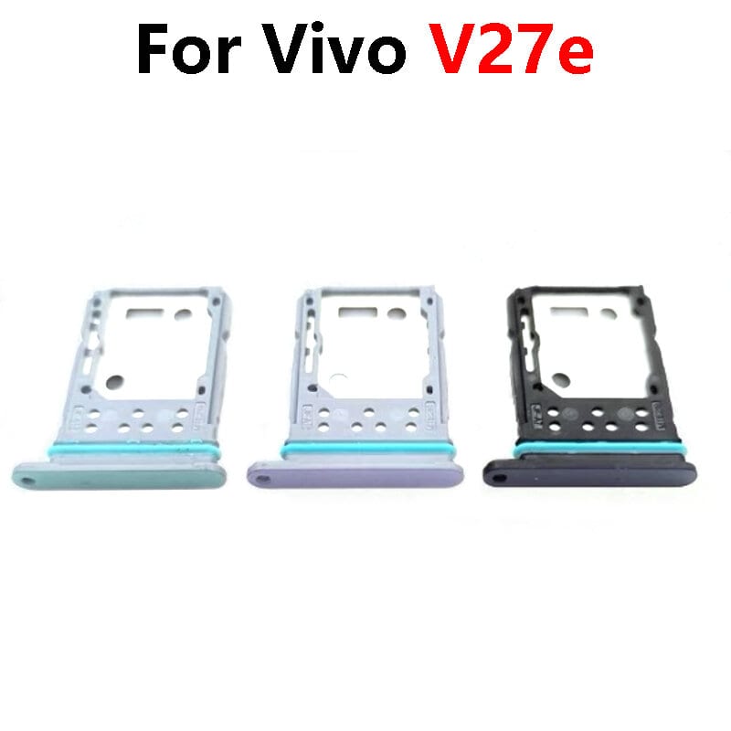 Vivo V27E Sim Tray Micro SD Card Slot with Sim Ejector Pin Replacement Part
