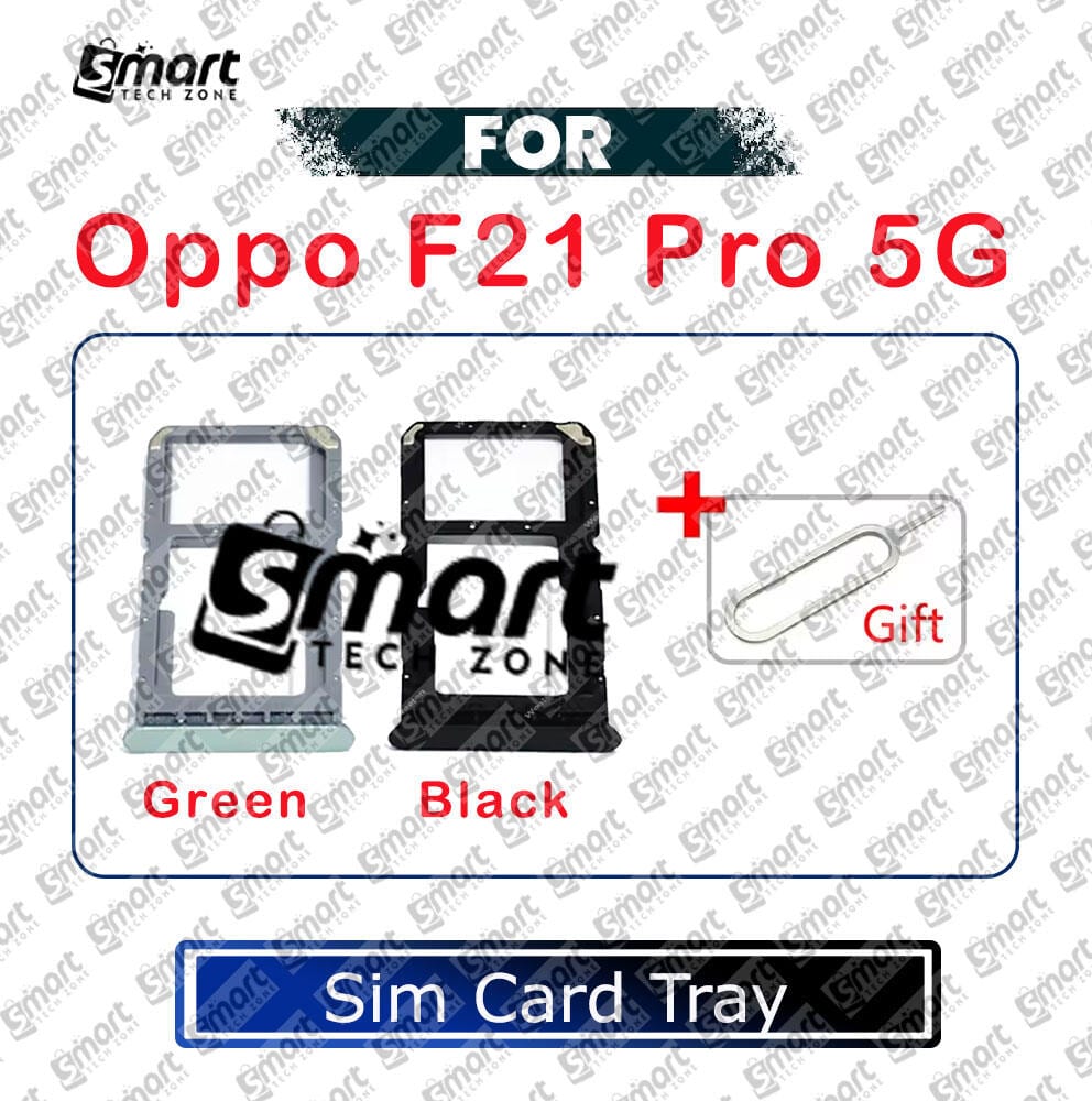 Oppo F21 Pro 5G Sim Tray Micro SD Card Slot with Sim Ejector Pin Replacement Part