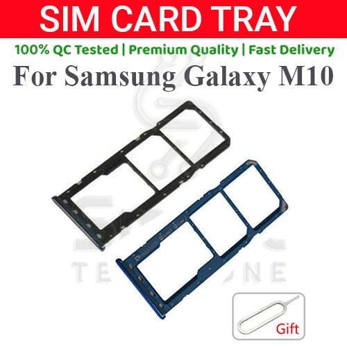 Samsung Galaxy M10 Sim Tray Micro SD Card Slot with Sim Ejector Pin Replacement Part
