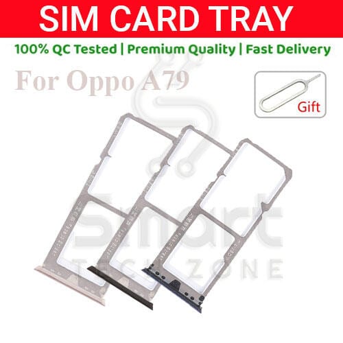 Oppo A79 Sim Tray Micro SD Card Slot with Sim Ejector Pin Replacement Part