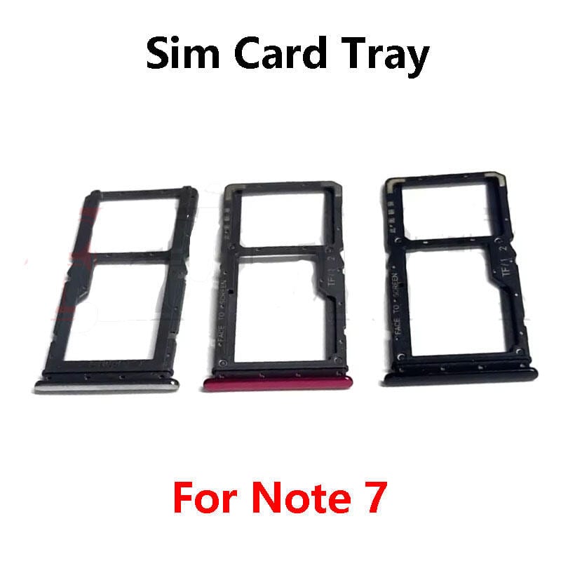 Xiaomi Redmi Note 7 Sim Tray Micro SD Card Slot with Sim Ejector Pin Replacement Part