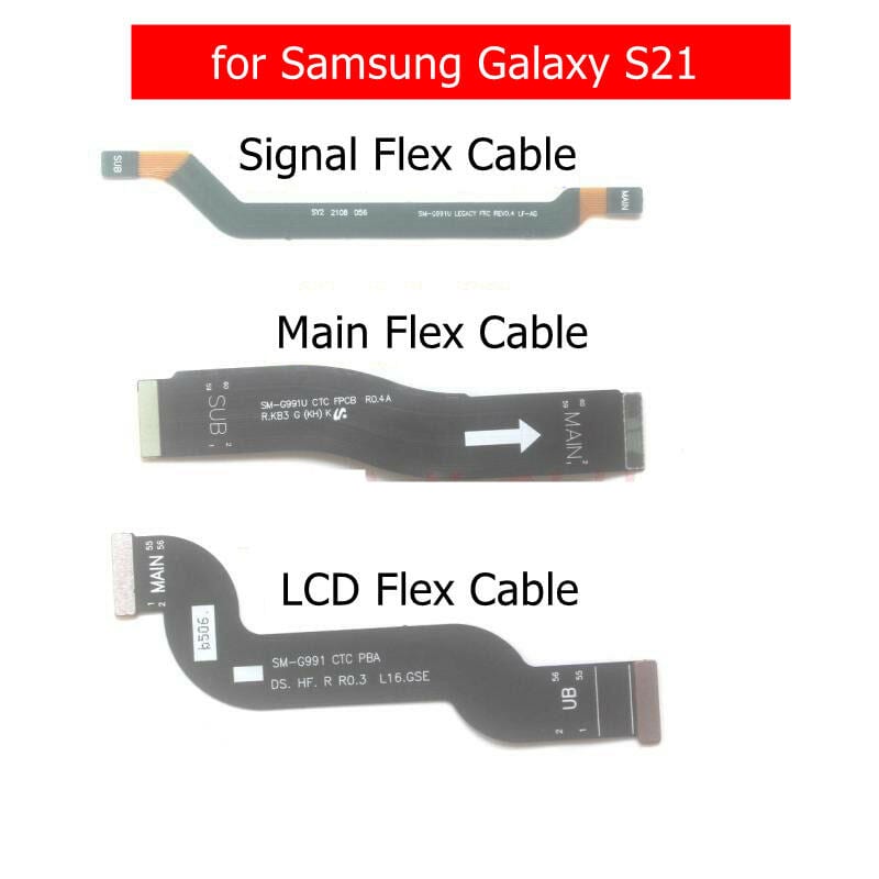 Main Motherboard (Main to SUB Board) Flex Cable for Samsung Galaxy S21 G991 Main LCD (Display) Flex Cable