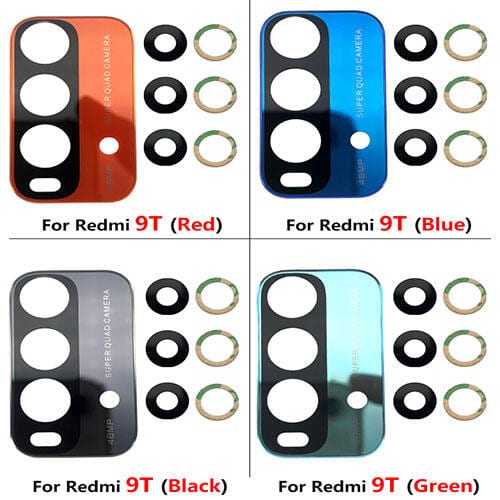 Back Rear Camera Lens Glass Compatible with Xiaomi Redmi 9T Camera Lens Glass Without Frame
