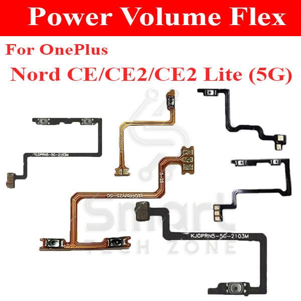 For OnePlus Nord CE CE2 CE2 LIte Power and Volume Button Flex Cable Ribbon Replacement Repair