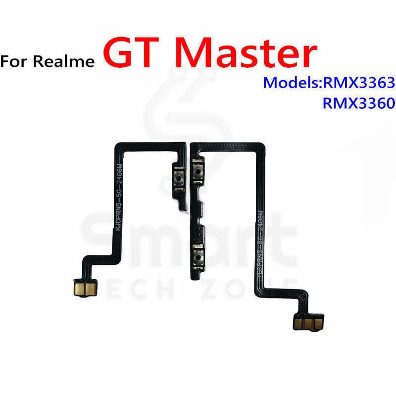 Realme GT Master Power on / off Switch Button Side Volume Up Down Buttons Flex Cable Replacement Parts