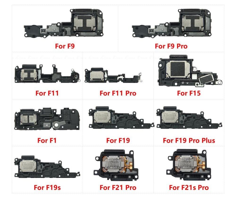 Loud Speaker Sound Buzzer For OPPO F9 F11 F15 F17 F19 F19s F21s F21 Pro Plus 4G Loudspeaker Flex Cable Ringer Parts