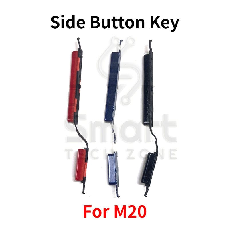 Compatible with Samsung Galaxy M20 External Side Buttons Power On Off + Volume Control Button Outside Side Keys